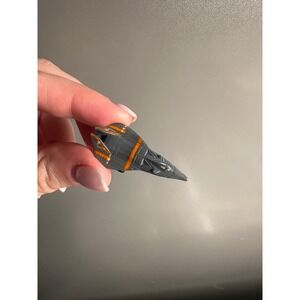Micro Machines Space Shuttle Jet‎ Fighter Gray Orange 22